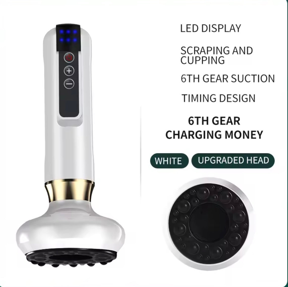VacuRelief™ Rechargeable Cupping Massager – Deep Tissue & Scraping Therapy